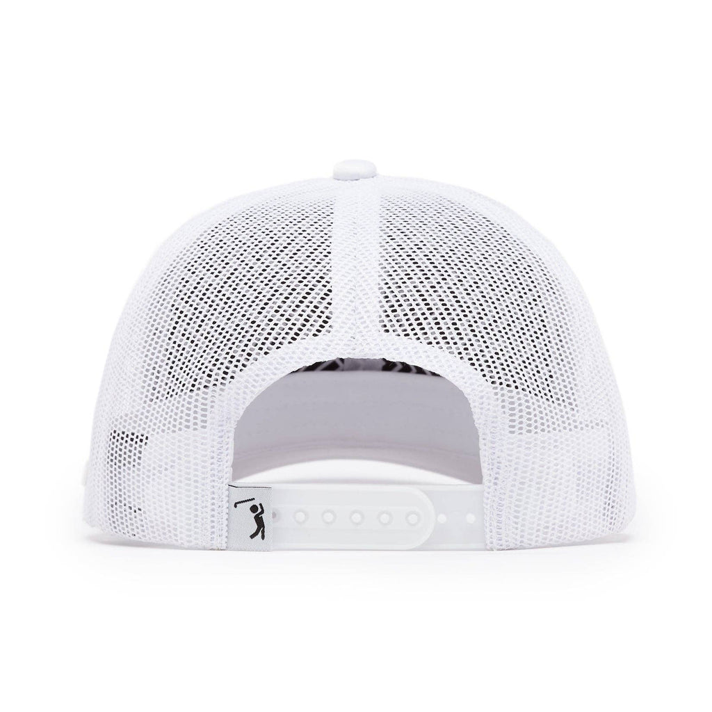 Bogeyman White/White - Mesh Trucker Hat - Snapback