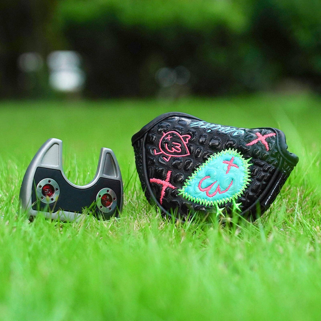 Colorful Birdie Crocodile Golf Head Cover Set