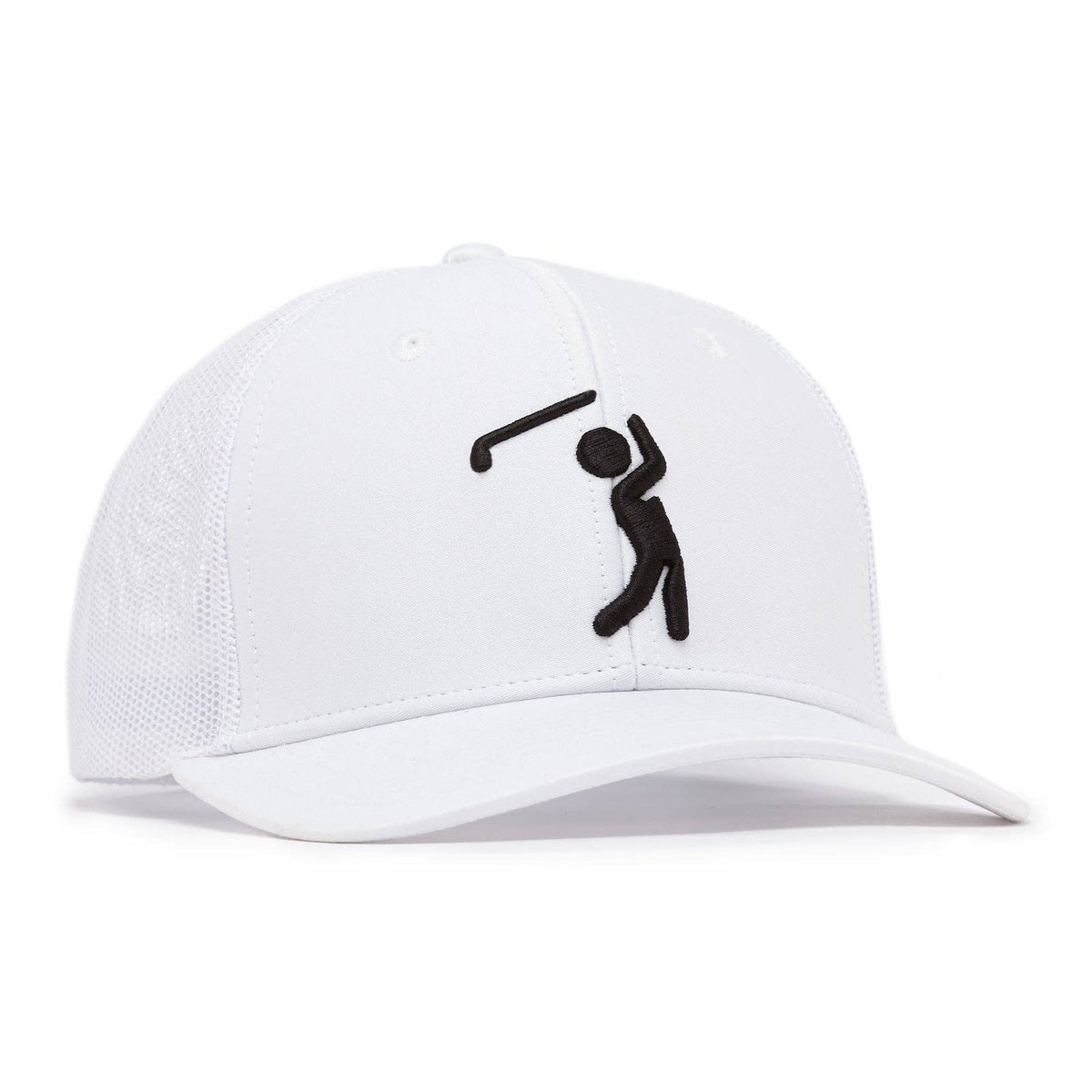 Bogeyman White/White - Mesh Trucker Hat - Snapback