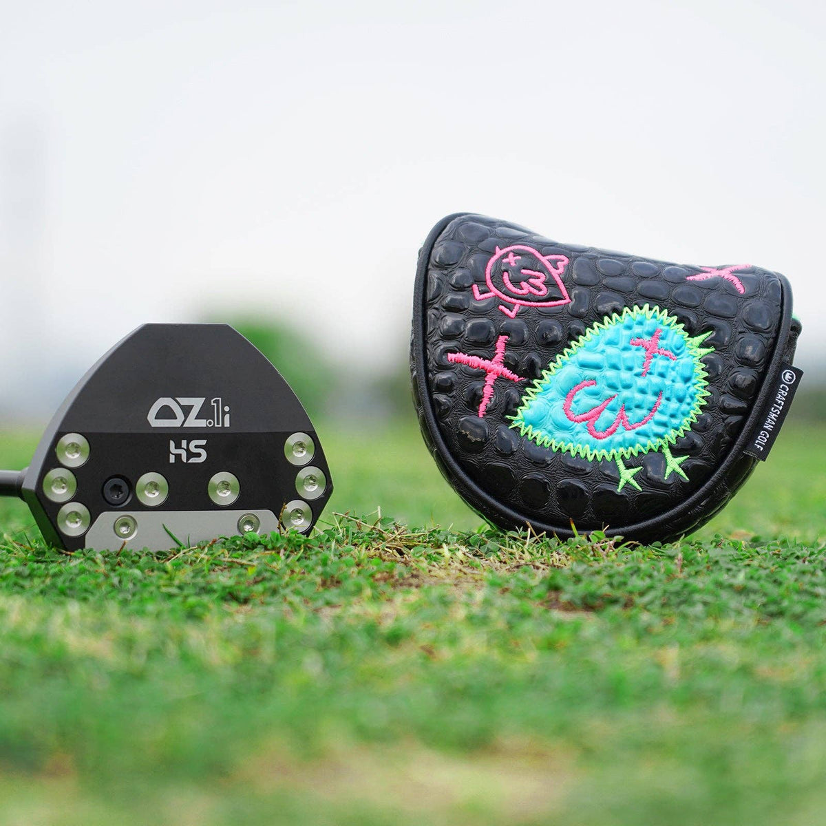 Colorful Birdie Crocodile Golf Head Cover Set