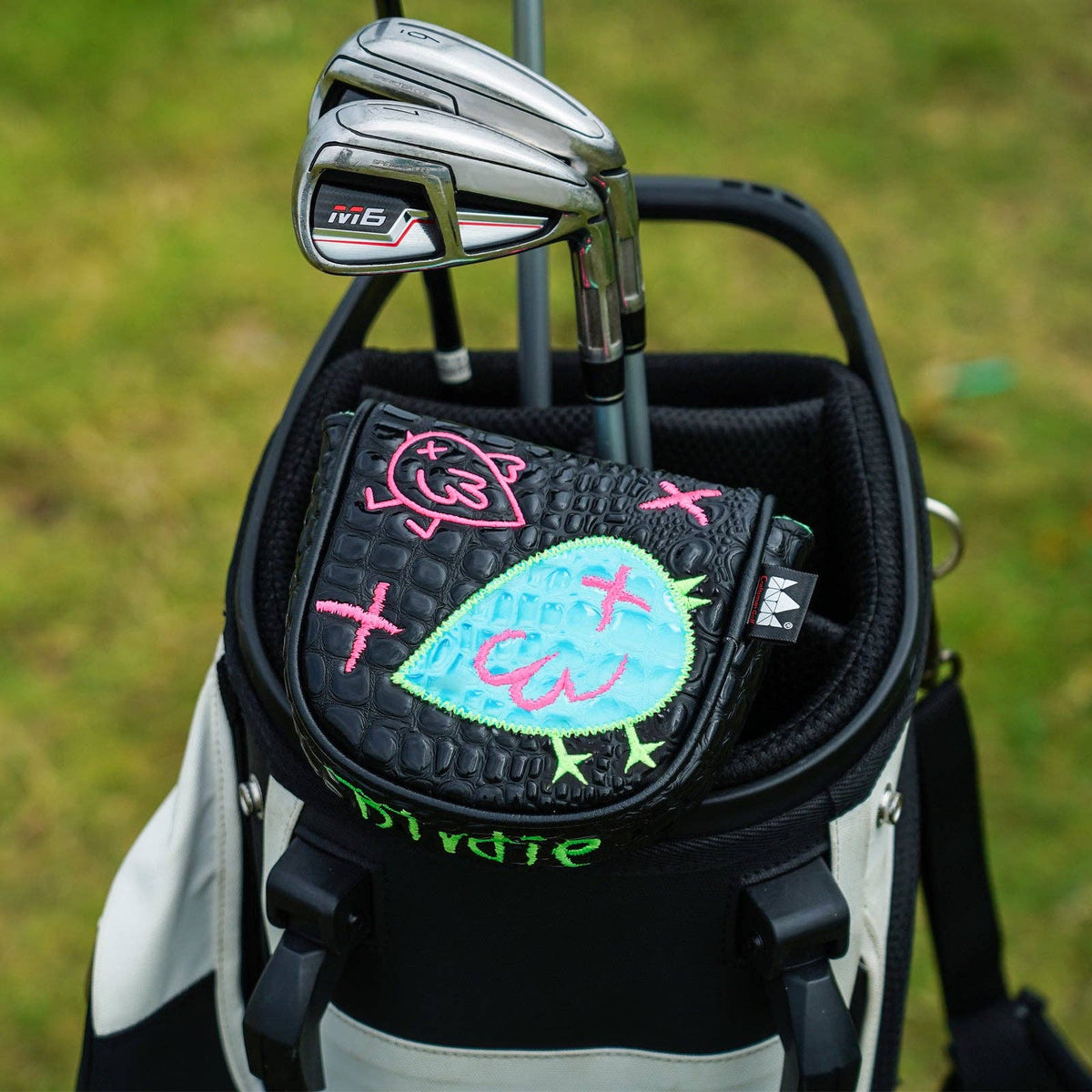 Colorful Birdie Crocodile Golf Head Cover Set