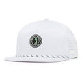 Bogeyman Stamp White - Unstructured Flat Bill Hat - Snapback