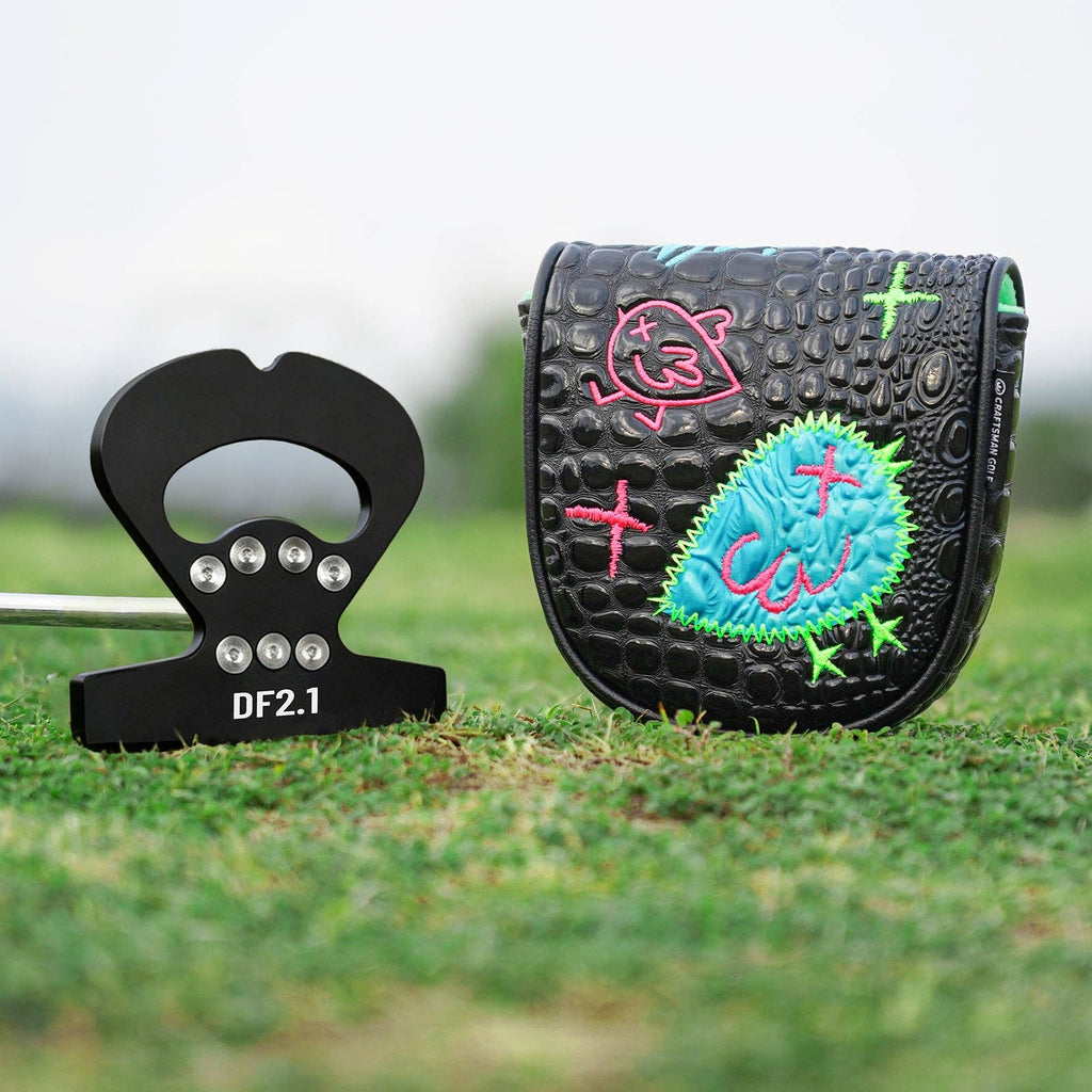 Colorful Birdie Crocodile Golf Head Cover Set