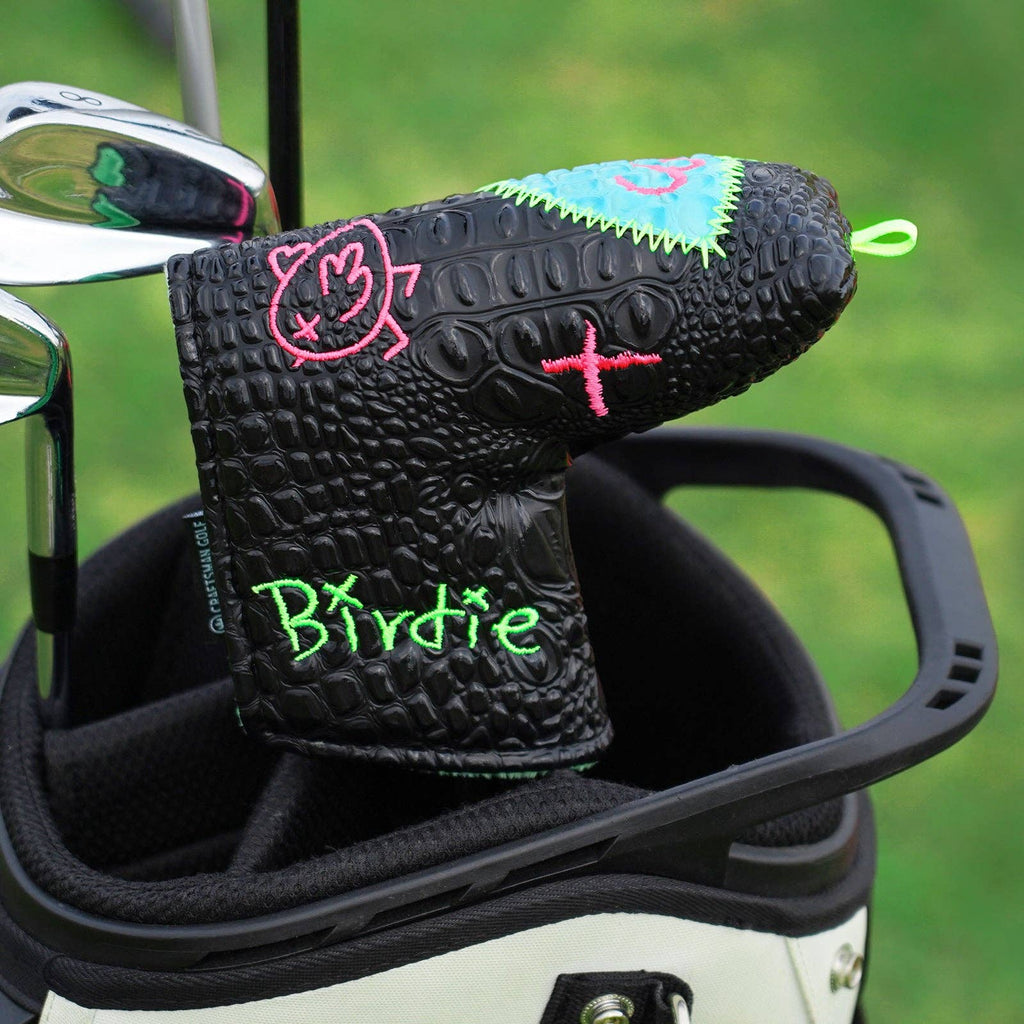 Colorful Birdie Crocodile Golf Head Cover Set