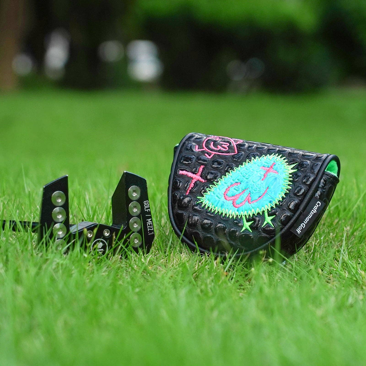 Colorful Birdie Crocodile Golf Head Cover Set