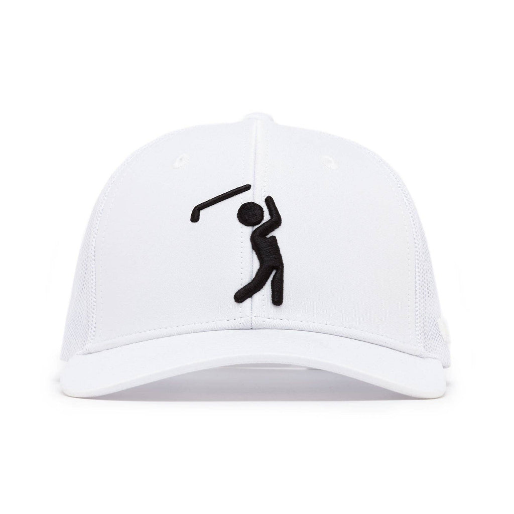 Bogeyman White/White - Mesh Trucker Hat - Snapback