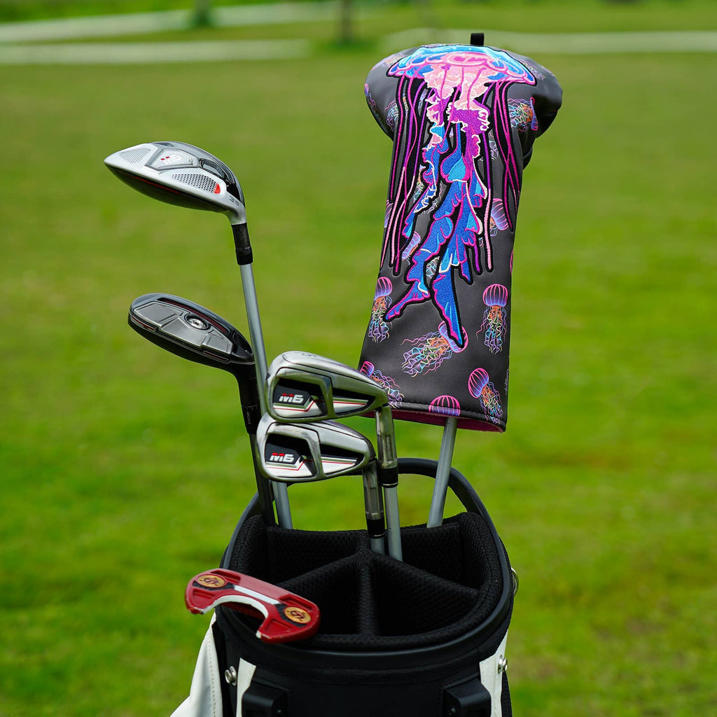Jellyfish Driver Wood Golf Head Cover Set