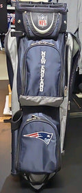 Wilson New England Patriots Cart Golf Bag 14-Way Divider Blue/Gray/Black