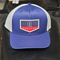 PGA TOUR Blue/White Mesh Snapback Hat Cap One Size Golf Officially Licensed
