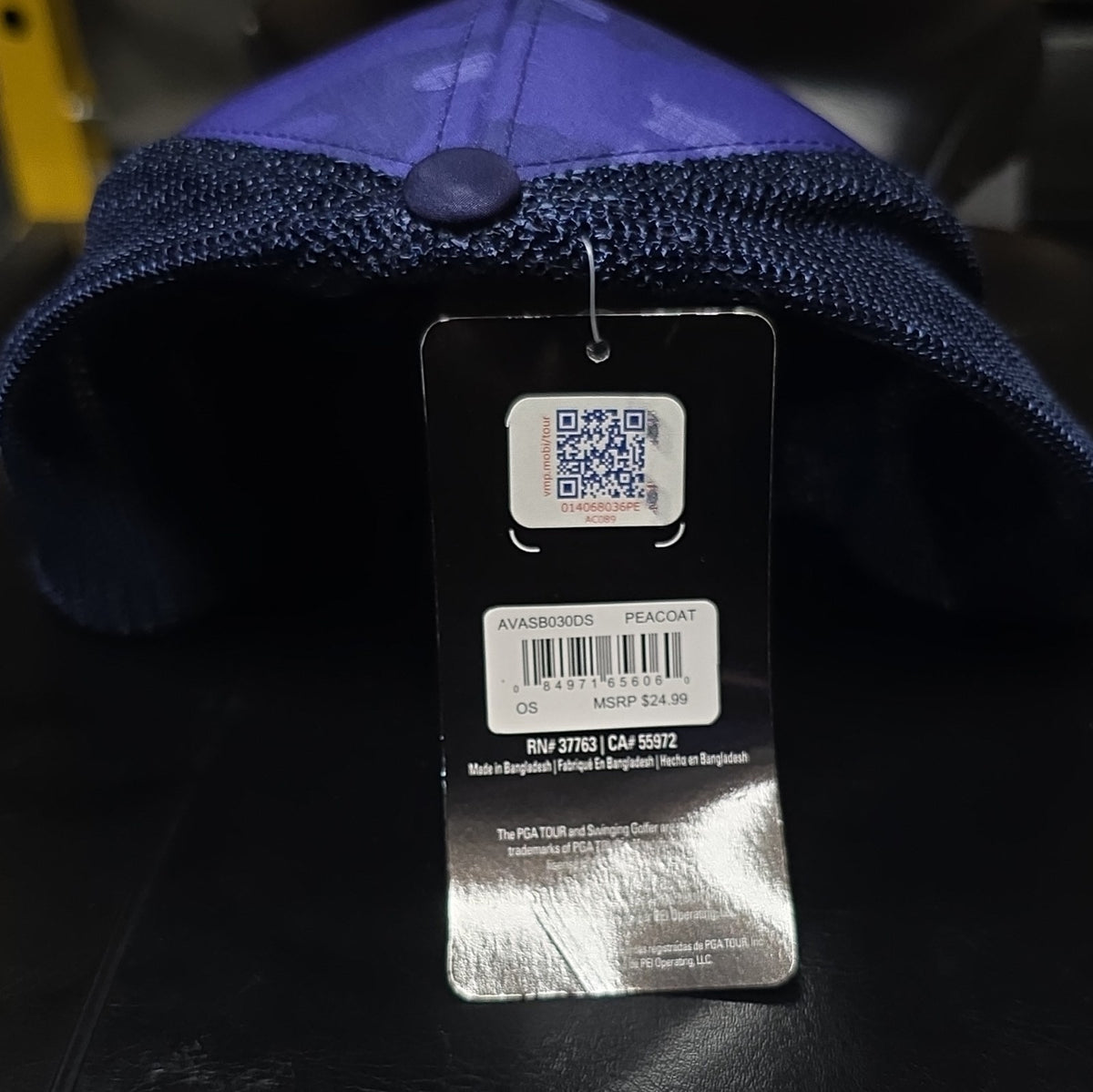 PGA TOUR Blue Snapback Mesh Trucker Golf Cap Hat - PGA TOUR Event One Size