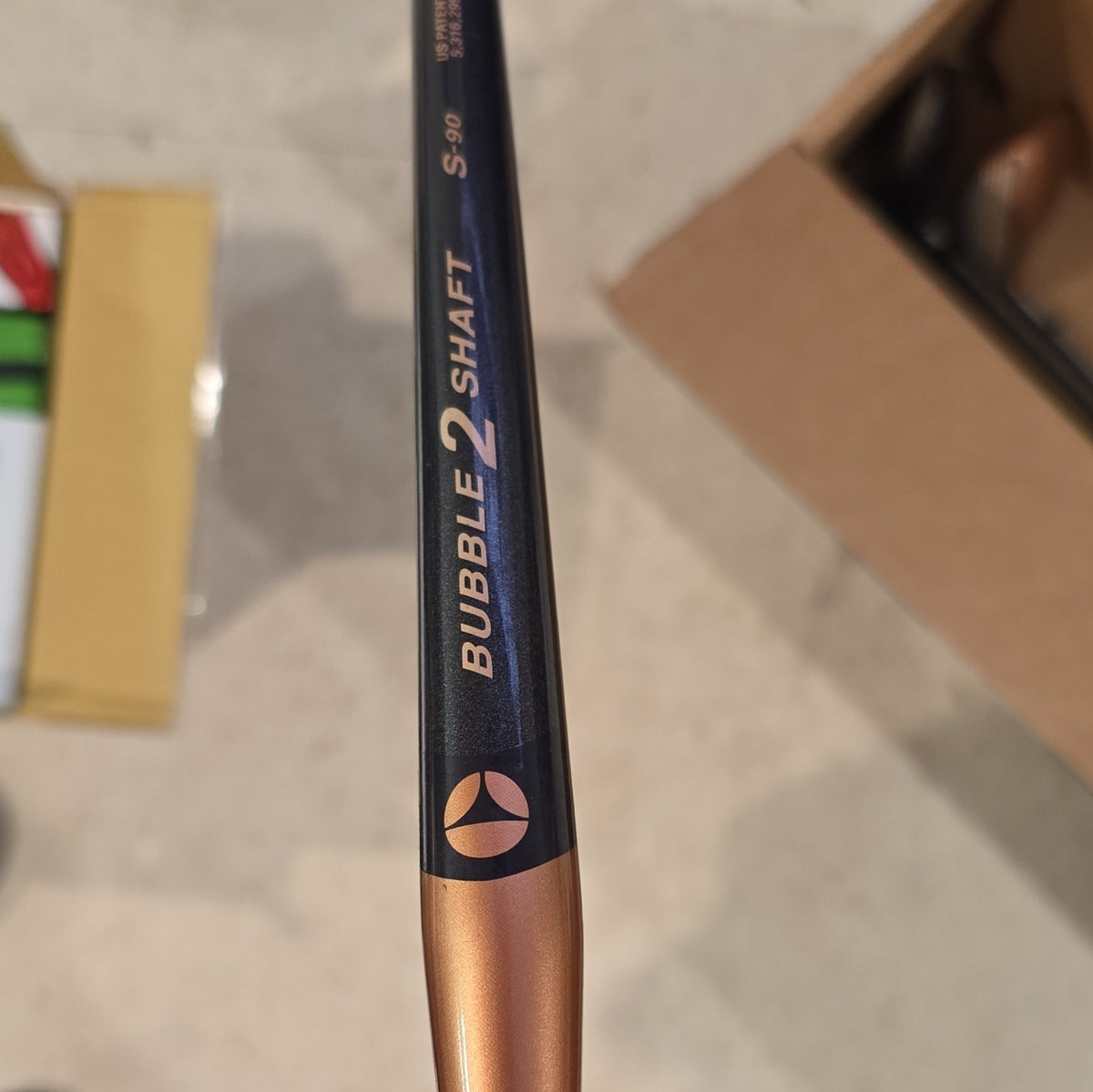 TaylorMade Ti Bubble 2 1-Wood Driver 8.5° S-90 Graphite Titanium Copper