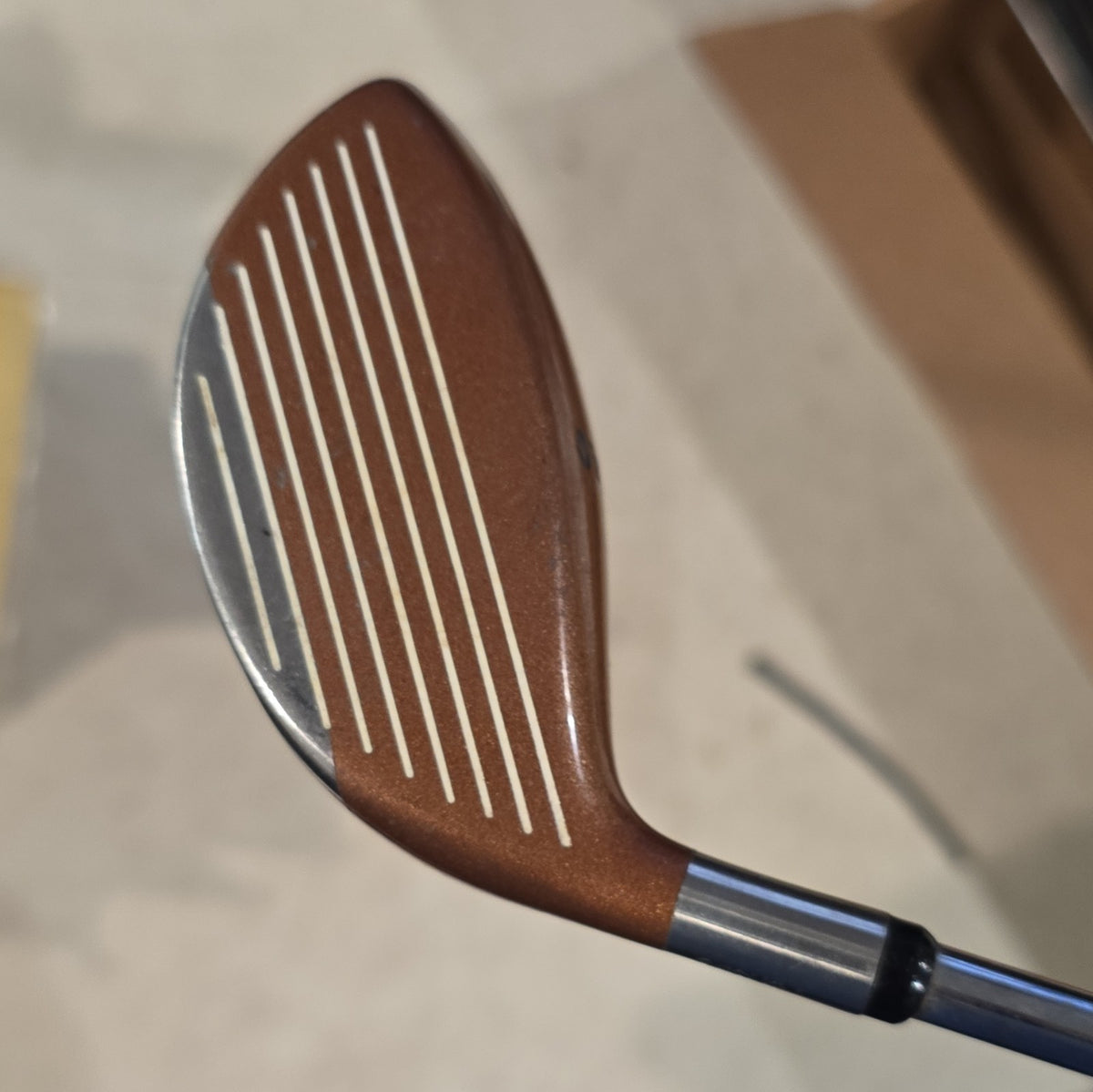 TaylorMade Burner 1-Wood Driver 9.5° Stiff Steel Shaft Brown Silver