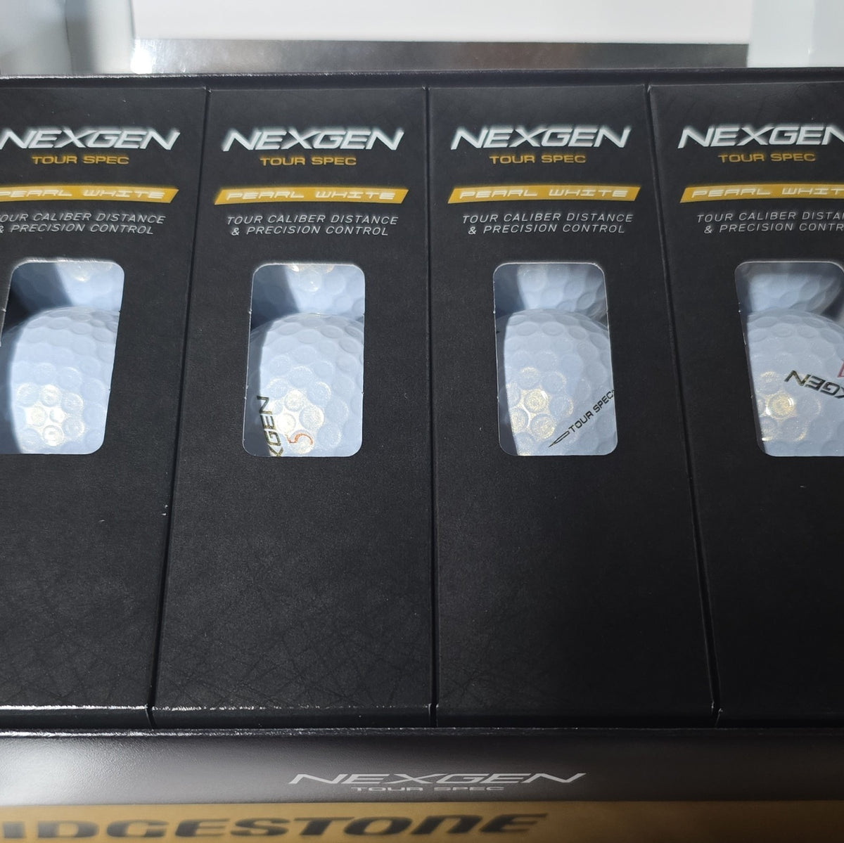 NEXGEN Tour Spec Pearl White Urethane 3-Piece Tour Preferred Golf Balls 12pk