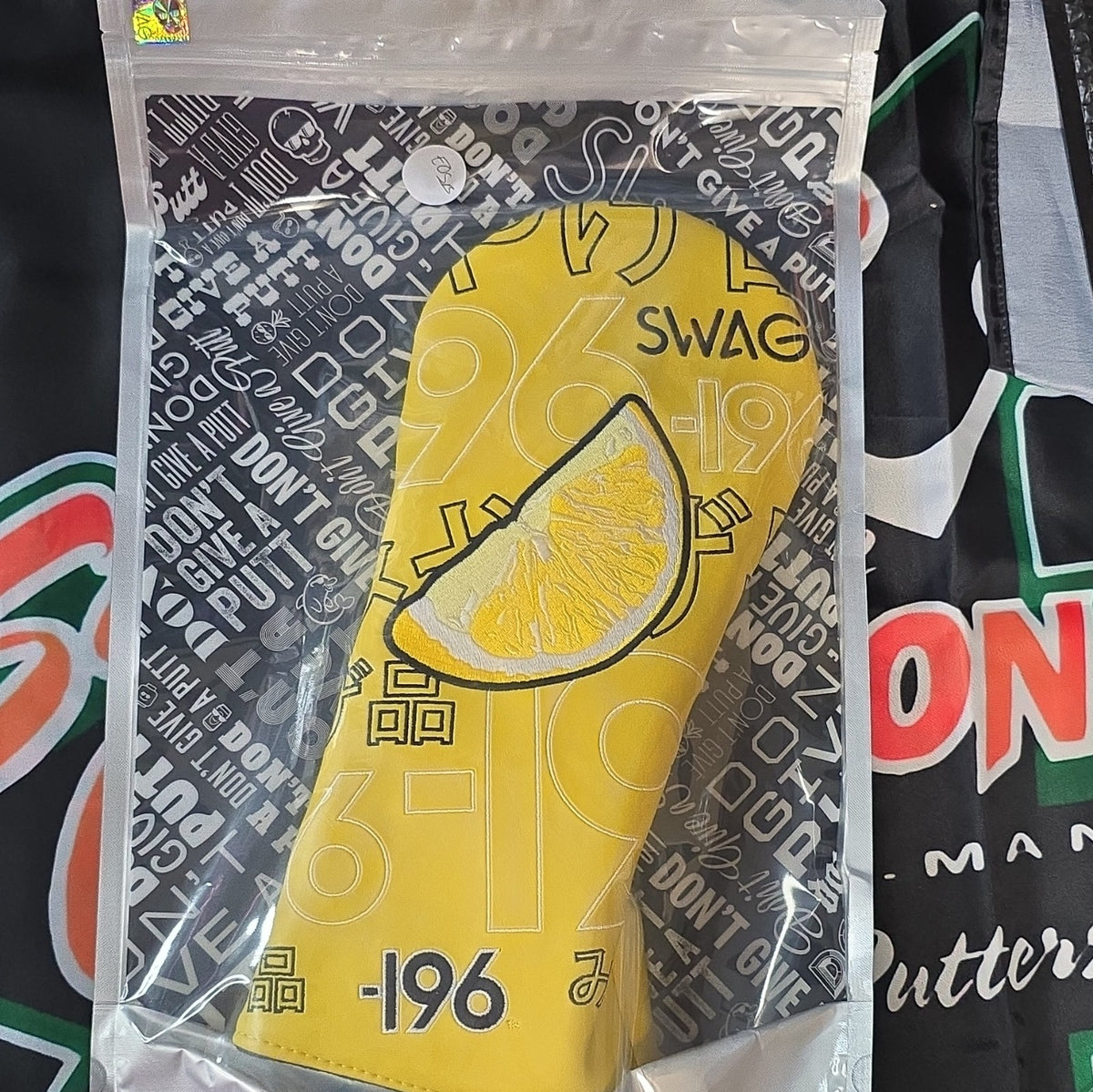 Swag Golf -196 Lemon Slice "Don't Give a Putt" Driver Headcover