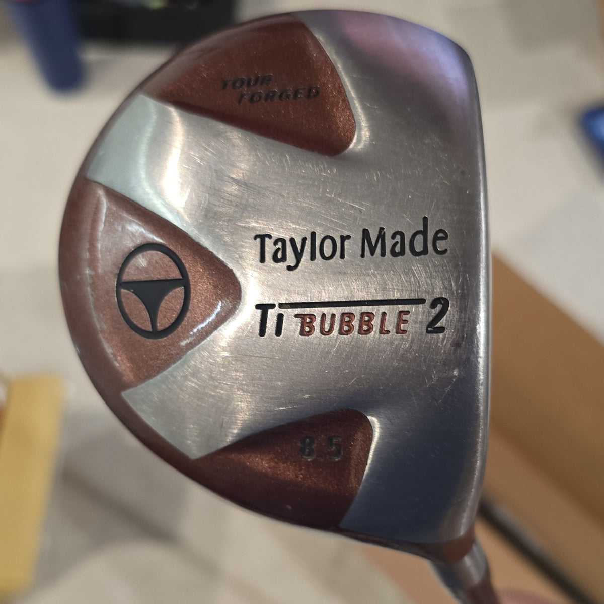 TaylorMade Ti Bubble 2 1-Wood Driver 8.5° S-90 Graphite Titanium Copper