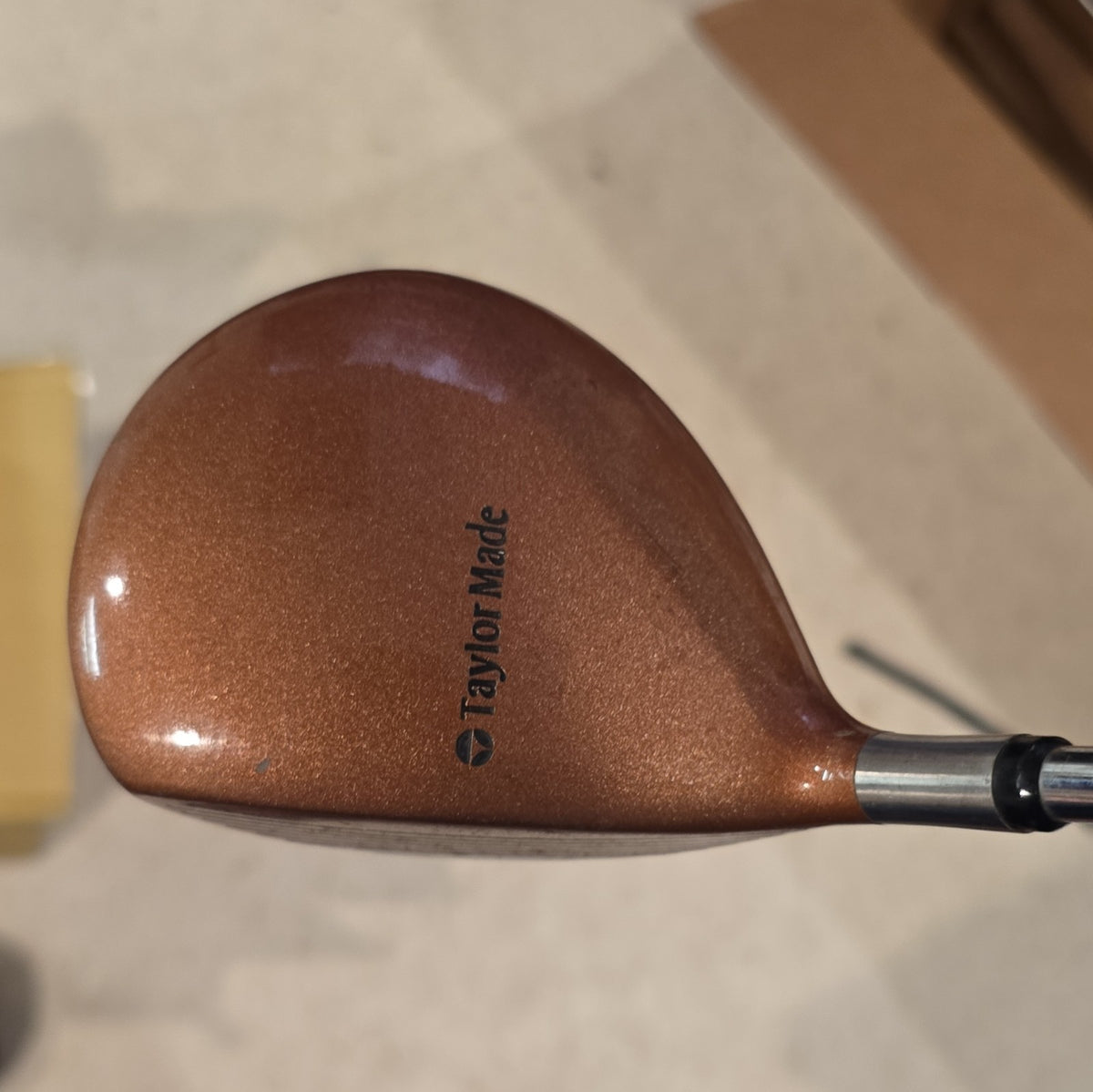 TaylorMade Burner 1-Wood Driver 9.5° Stiff Steel Shaft Brown Silver