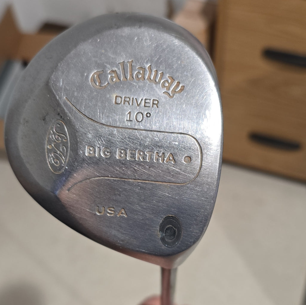 Callaway Big Bertha 1-Wood Driver 10° Regular Graphite Shaft Titanium Silver